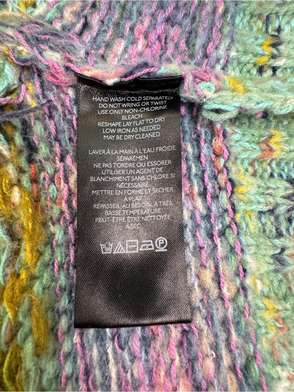 Urban Outfitters Carol Cropped Fair Isle Sweater Multicolor Size S - Picture 10 of 10